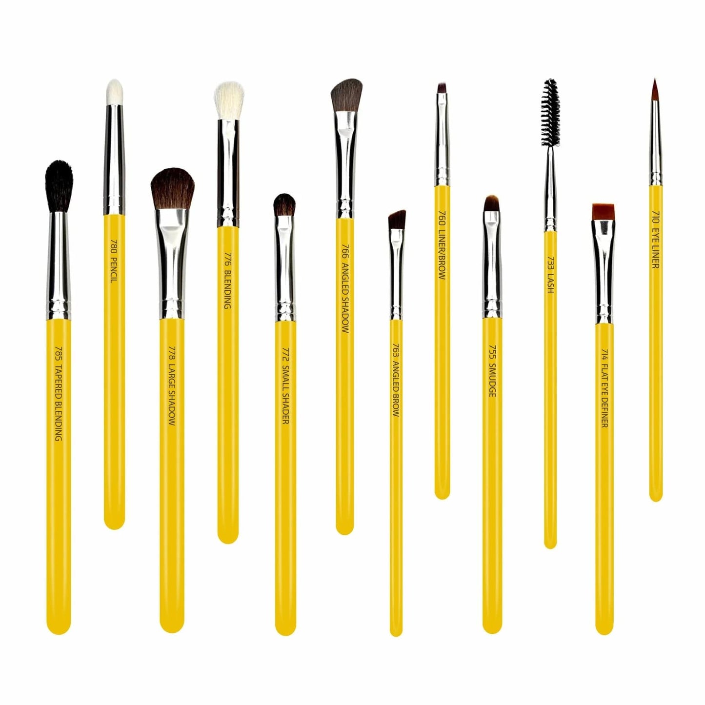 Bdellium Tools Professional Makeup Brush Studio - Eyes 12pc. Brush Set with Roll-Up Pouch Beauty & Personal Care BDELLIUM TOOLS