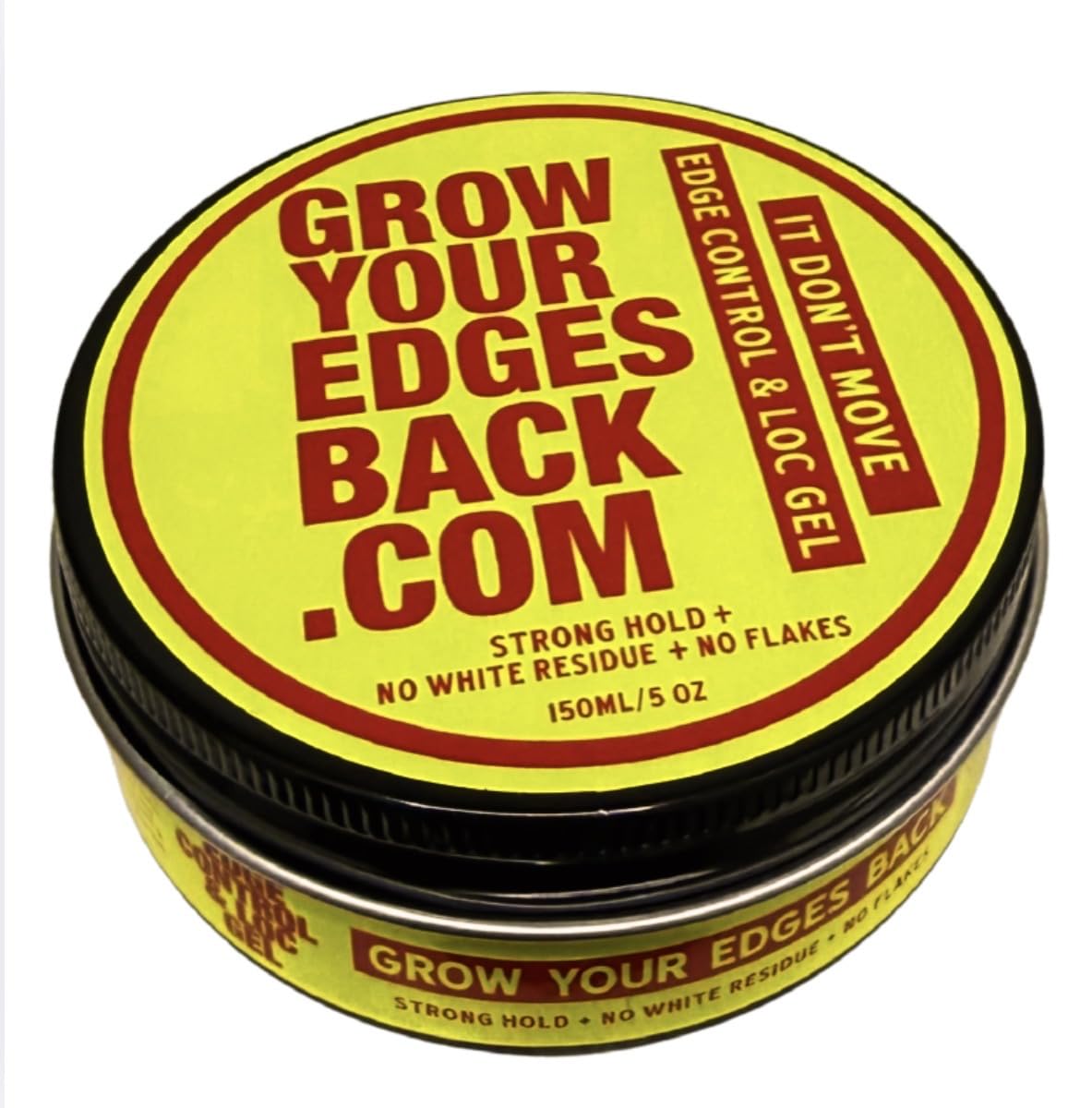 Grow Your Edges Back Best Edge Control for 4C Hair - 24H Exxxtra Hold, No Flakes, No Residue - Moisturizing Edge Control for ALL HAIR AND LOCS! Beauty & Personal Care Grow Your Edges Back