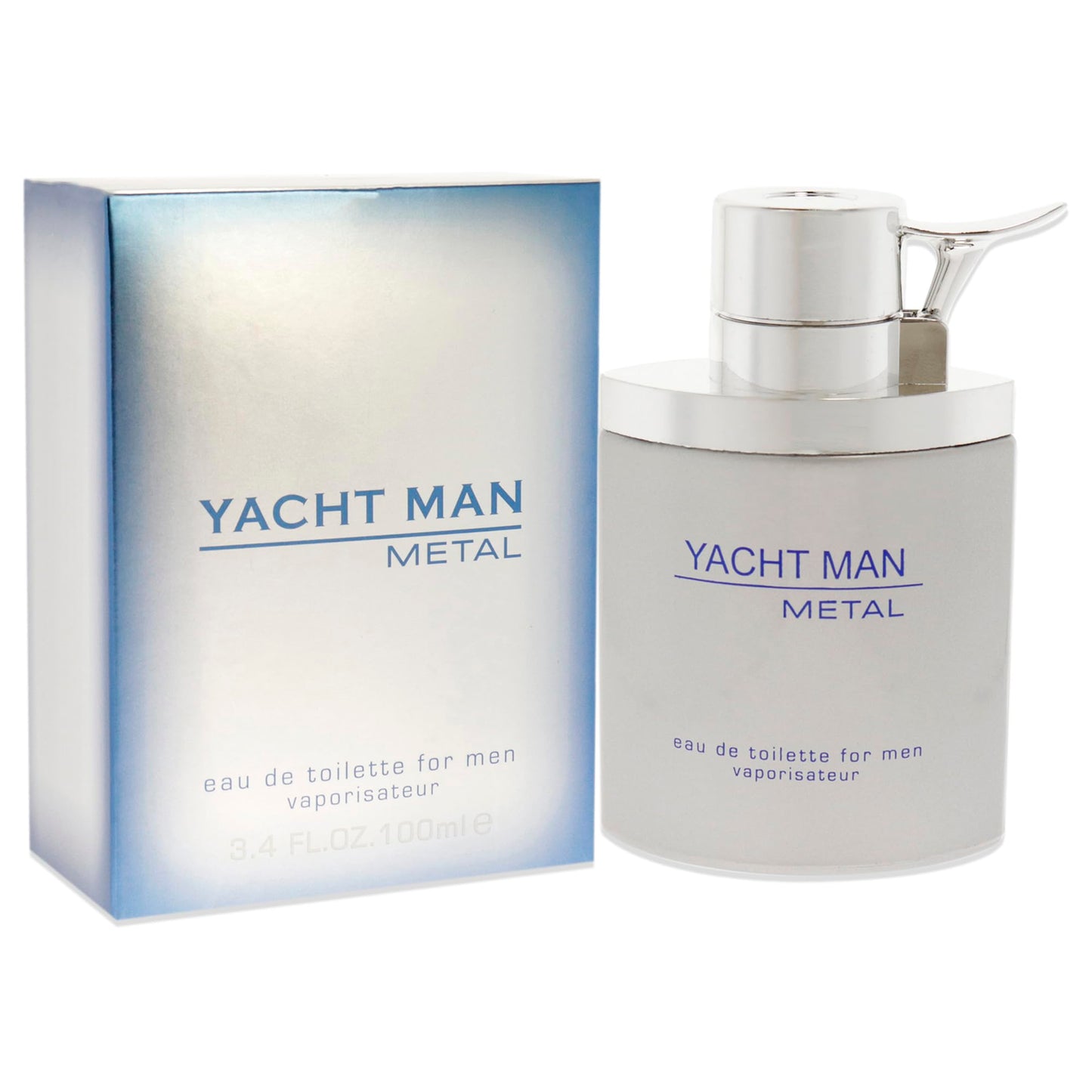 Yacht Man Metal by Myrurgia for Men - 3.4 oz EDT Spray Beauty & Personal Care Myrurgia