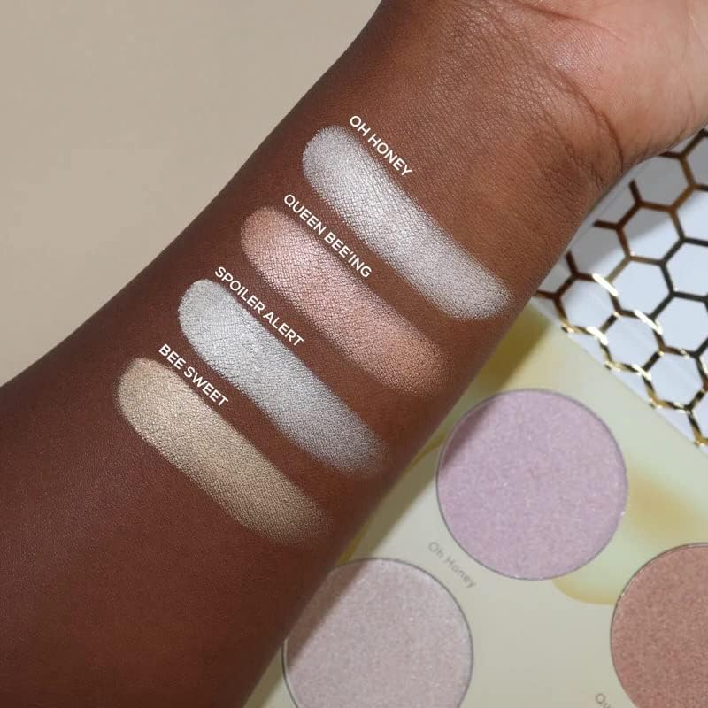Beauty Bakerie Highlighter Makeup Palette for Women, Blendable Highly Pigment Contour Palette for Natural Glow, Powder Makeup for Face & Cheek, 4 Beauty & Personal Care Beauty Bakerie