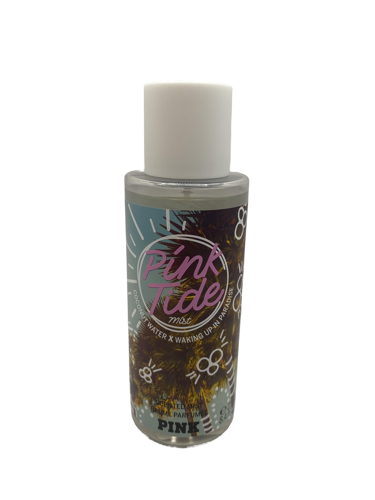 Victoria's Secret Pink Tide Scented Body Mist Coconut Water x Waking Up In Paradise 8.4 Ounce Spray Beauty & Personal Care Victoria's Secret