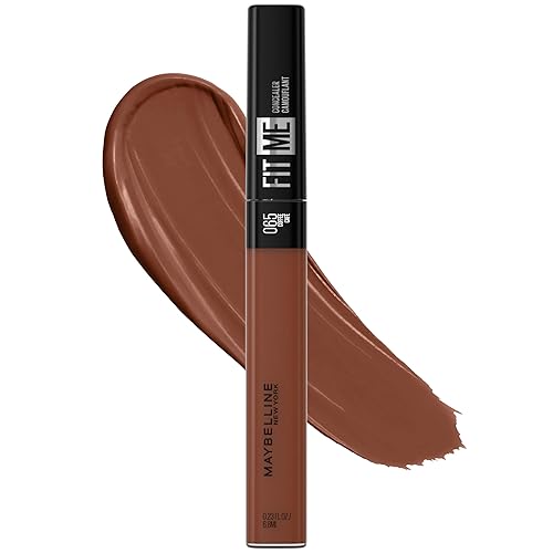 Maybelline Fit Me Liquid Concealer Makeup, Natural Coverage, Lightweight, Conceals, Covers Oil-Free, Coffee (Packaging May Vary) Beauty & Personal Care MAYBELLINE