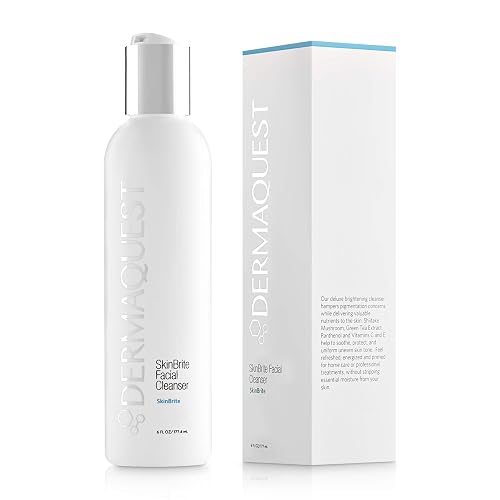 DermaQuest SkinBrite Facial Cleanser - Hydrating & Brightening Skin Cleanser - Balance Uneven Skin Tone and Hyperpigmentation (6 oz.) Beauty & Personal Care DermaQuest