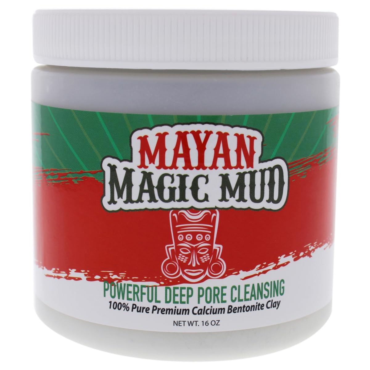 Mayan Magic Mud Powerful Deep Pore Cleansing Calcium Bentonite Clay - Natural Face Mask Peel For Men And Women - USA Made Full Facial Skin Care - Spa Beauty & Personal Care Mayan Magic Mud