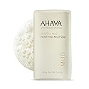 AHAVA Purifying Dead Sea Mud Soap - Face & Body Cleansing Bar to Purify the Skin, Enriched with Exclusive Mineral Blend of Dead Sea Osmoter and Dead Beauty & Personal Care AHAVA