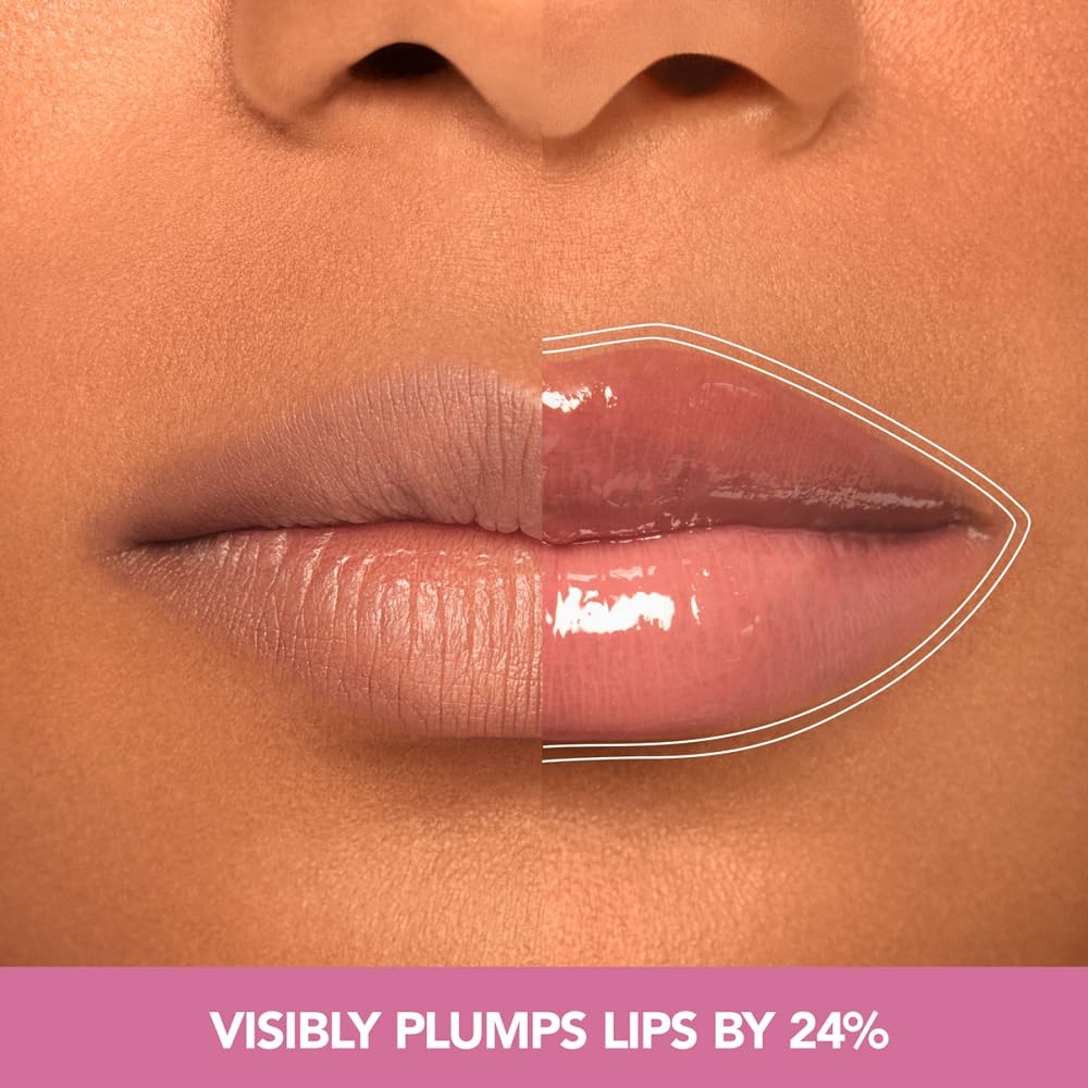 Buxom Women's Plump Shot Plumping Lip Serum - Shimmer Chrome Tints, Glossy - Filler (Clear) Beauty & Personal Care Buxom