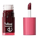 e.l.f. Sheer For It Blush Tint, Multi-Use, Long-Lasting Lip & Cheek Makeup, Creates A Natural Flush Finish, Vegan , Left On Red Beauty & Personal Care e.l.f.