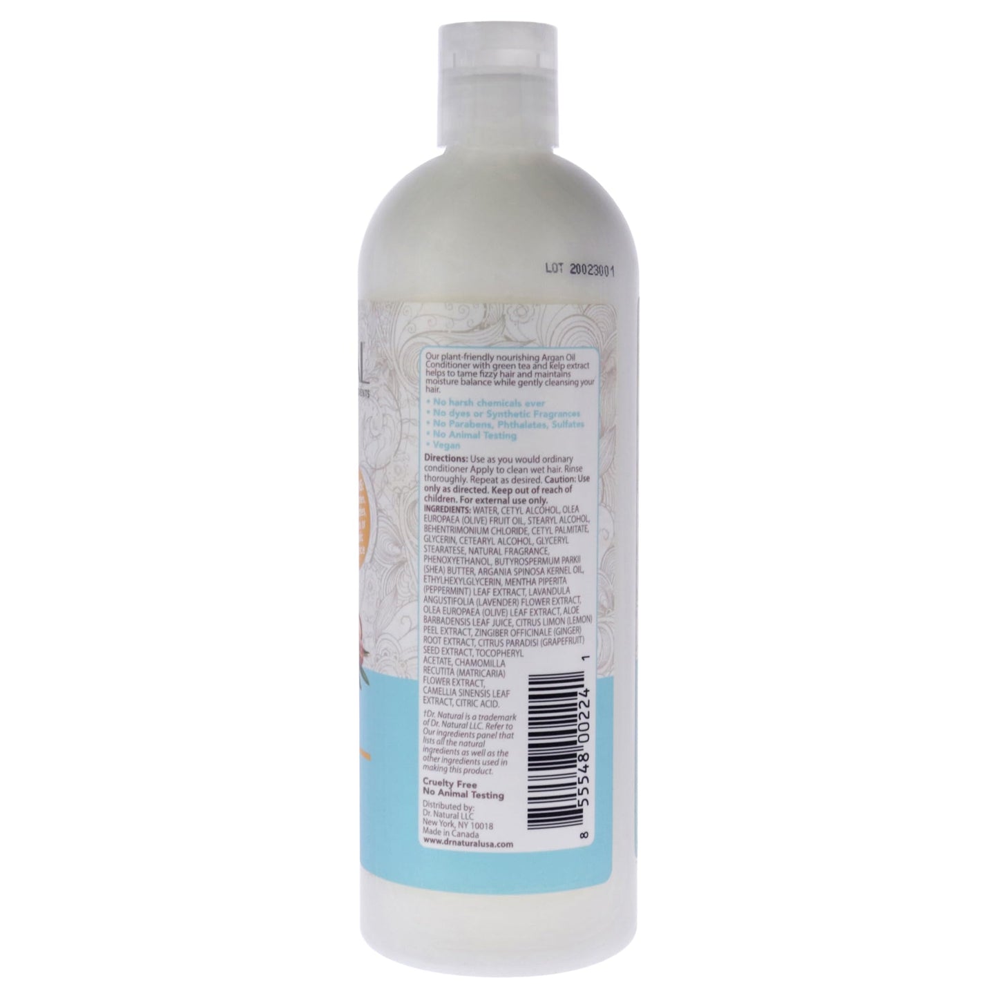 Dr. Natural Nourishing Argan Oil Hair Conditioner - Hydrating Conditioner for Women and Men with Shea Butter - Frizz Control and Hair Growth - 16 oz Beauty & Personal Care Dr. Natural