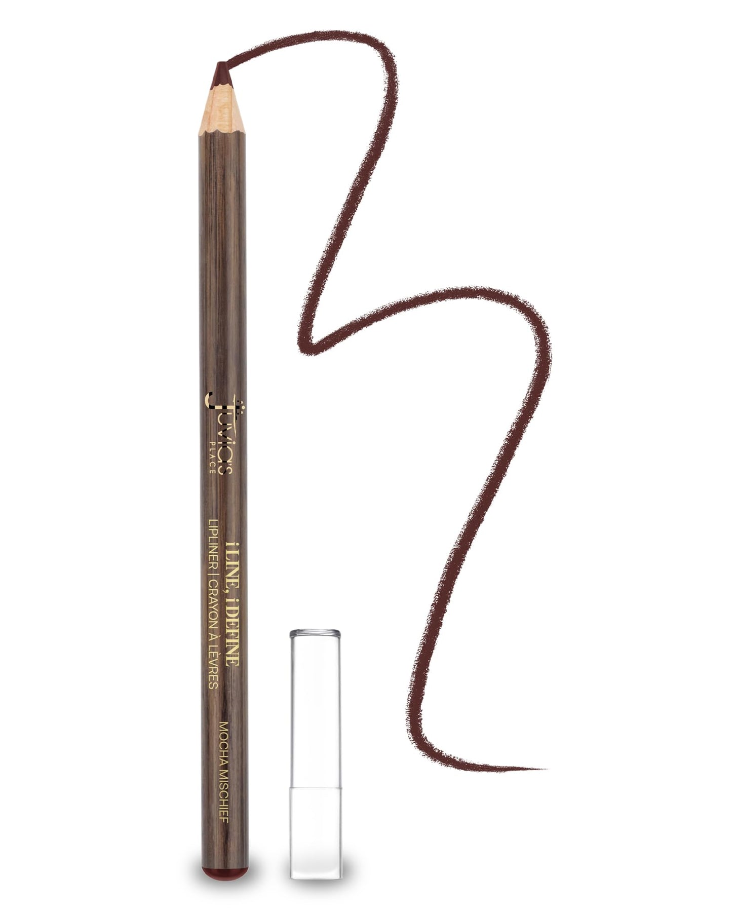 Juvia's Place I Line I Define Lip Liner - Mocha Mischief - Long-Lasting Lip Liner with Hydrating Formula, Smooth Glide, Sharpenable Pencil for Precise Beauty & Personal Care Juvia's Place