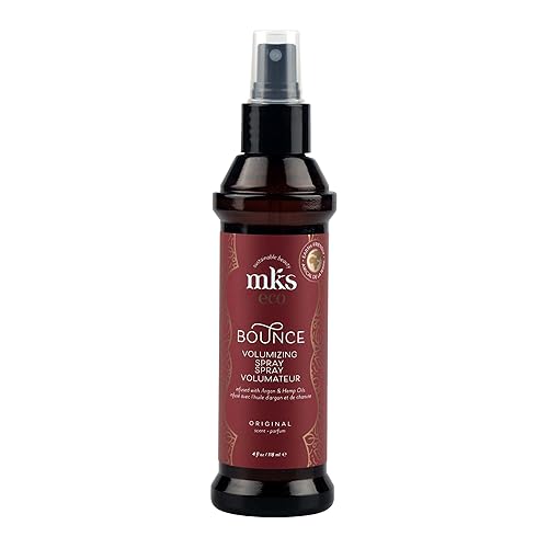 MKS eco Bounce, Original Scent - 4 fl oz - Volumizing Spray - Natural-Looking, Weightless Volume - Moroccan Argan Oil, Hemp Seed Oil & Panthenol Beauty & Personal Care Earthly Body
