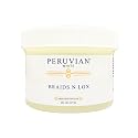 Peruvian white Braid, Loc, and Edge Gel for Relaxed & Natural Hair (EXTRA HOLD), 8 oz. (Regular Unscented) Beauty & Personal Care Peruvian white