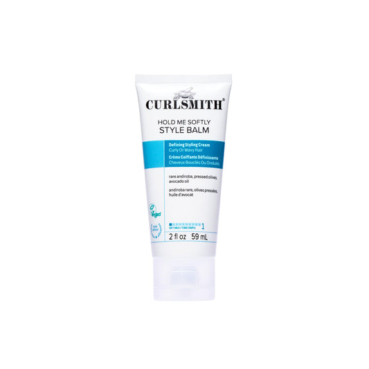 CURLSMITH - Hold Me Softly Style Balm - Vegan Soft Hold Styling Cream for Wavy and Curly Hair, Natural Look (2oz) Beauty & Personal Care CURLSMITH