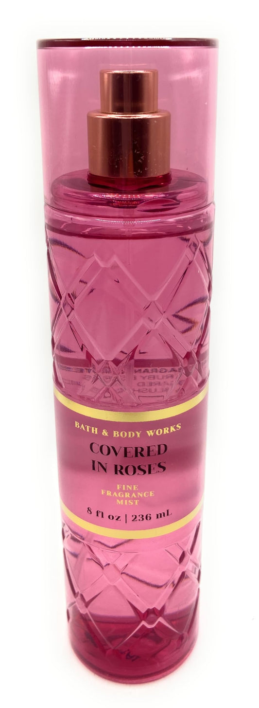 Bath and Body Works Covered In Roses Fine Fragrance Mist 8 Fluid Ounce Spray Beauty & Personal Care Bath & Body Works