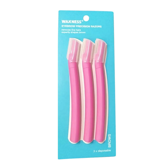 Waxness Brows Precision Razors with Micro-Guards 3 Pack Beauty and Personal Care Waxness
