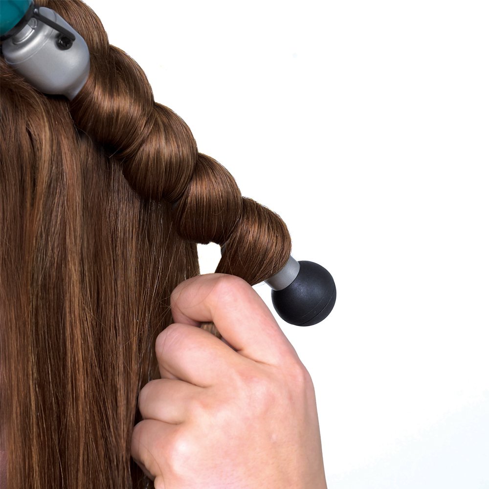 Bed Head Rock N Roller Clamp Free 2-in-1 Curling Wand | Round Barrel for Tousled Waves Beauty & Personal Care Bed Head