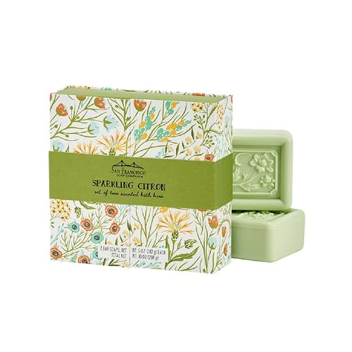 San Francisco Soap Company Exotic Floral Gift Boxed Set, Sparkling Citron Beauty & Personal Care San Francisco Soap Company