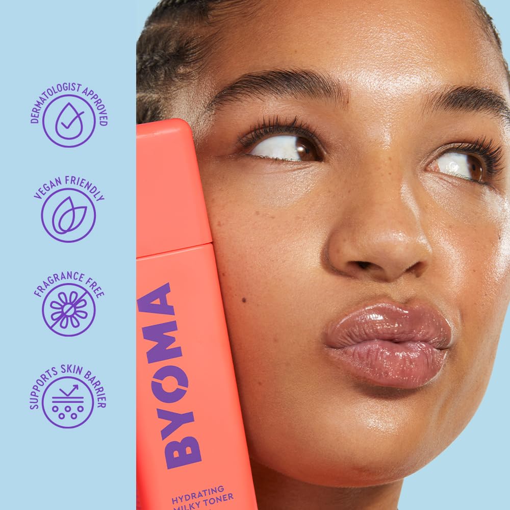 BYOMA Hydrating Milky Toner - Dewy, Ultra Hydrating Toner for Face - Soothes Skin, Locks in Moisture, Reduces Redness - Barrier Repair - 5.07 fl oz Beauty and Personal Care BYOMA