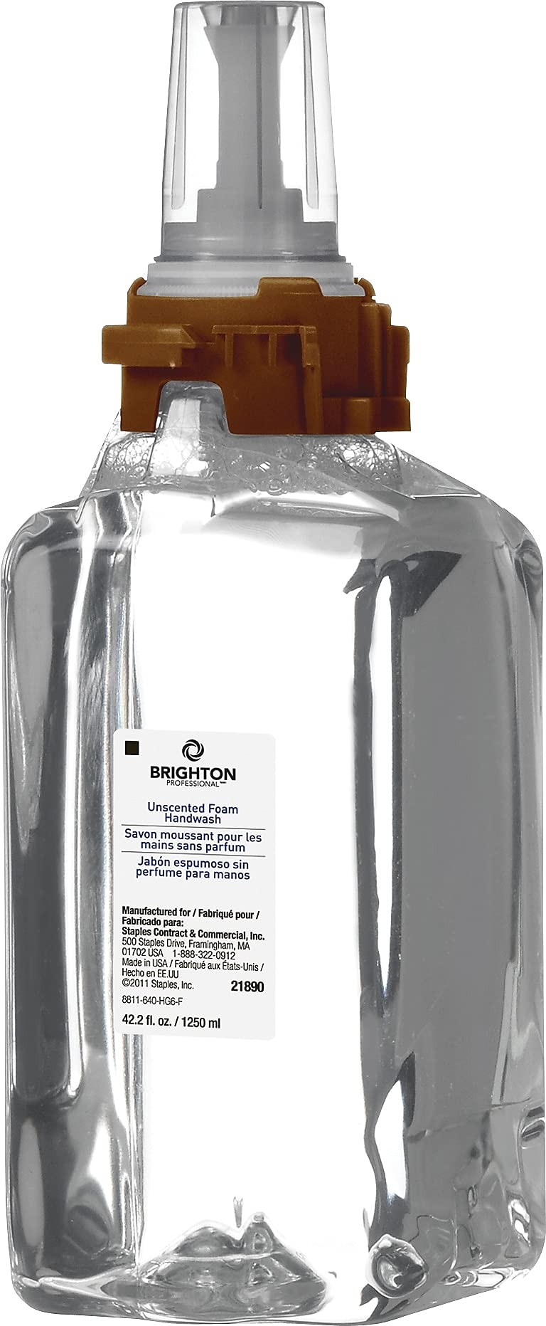 Coastwide Professional Foaming Hand Soap Refill for ADX 12 Dispenser, 1250 mL., 3/Carton Beauty & Personal Care BRIGHTON PROFESSIONAL