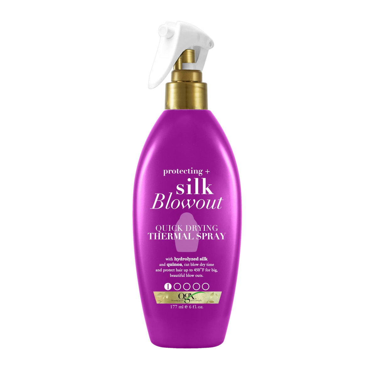 OGX Protecting + Silky Blowout Quick Drying Thermal Spray, 6 Fl Oz Beauty & Personal Care OGX