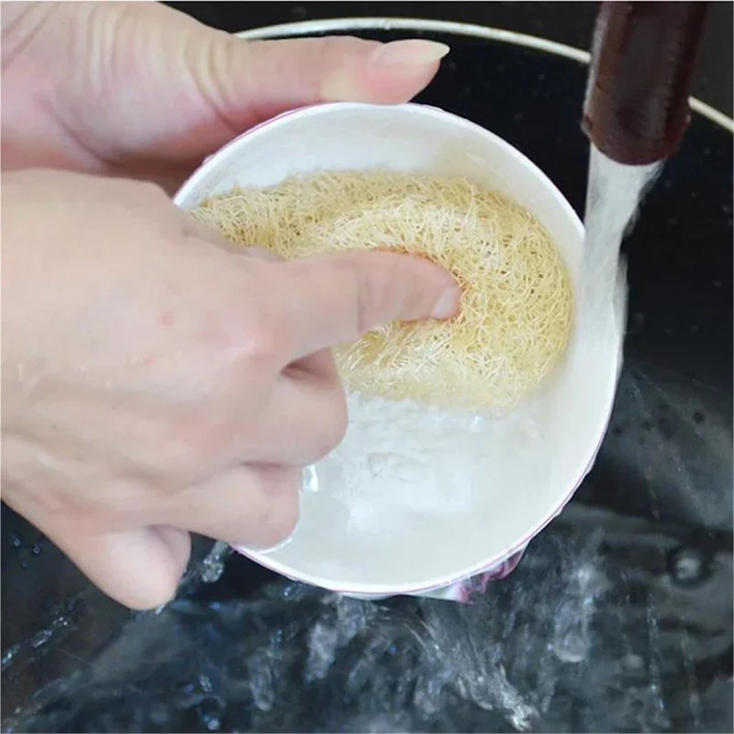 2PCS Natural Loofah Luffa Loofa Bath Body Shower Exfoliating Scrubber Sponge Kitchen Scrub Pad Rub Pot Dishes Cleaning Brush(2PCS(20-29cm)) Beauty and Personal Care HIVJEEDYH