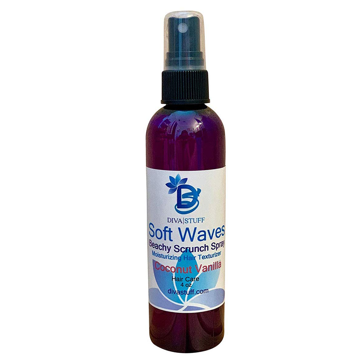Diva Stuff Soft Waves Beachy Scrunch Spray, Moisturizing Hair Texturizer, Coconut Vanilla Beauty & Personal Care Diva Stuff