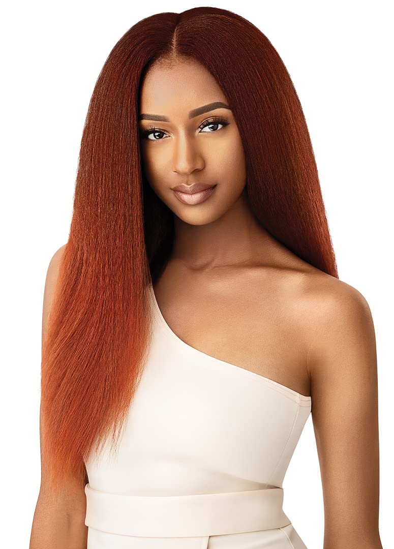 Outre Big Beautiful Hair Clip-In- 9PCS - Kinky Straight 18" (JET BLACK)