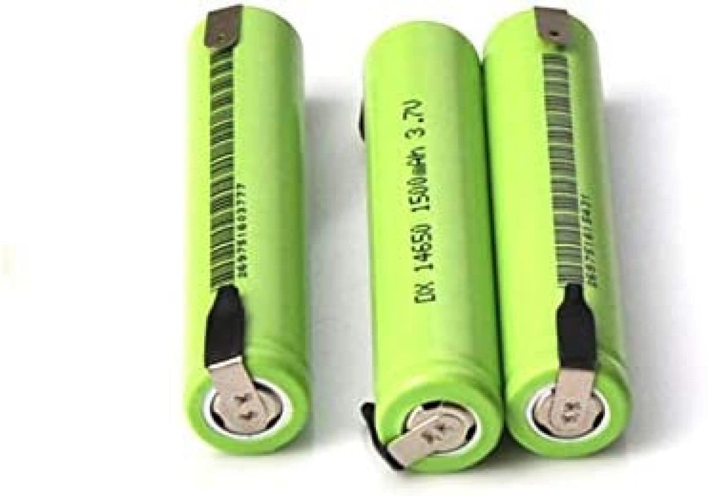 IEVEDIVB Compatible for 4PCS 3.7V 14650 Ion Rechargeable Li-ion Cell Baterias 1500MAH with Welding Pins for Electric Razor Beauty and Personal Care IEVEDIVB
