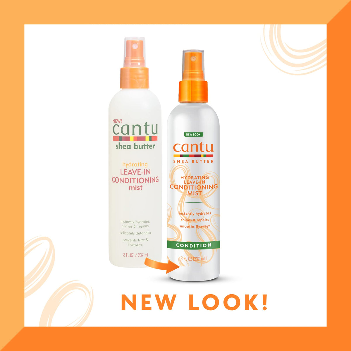 Cantu Shea Butter Hydrating Leave-In Conditioning Mist, 8 fl oz Beauty & Personal Care Cantu