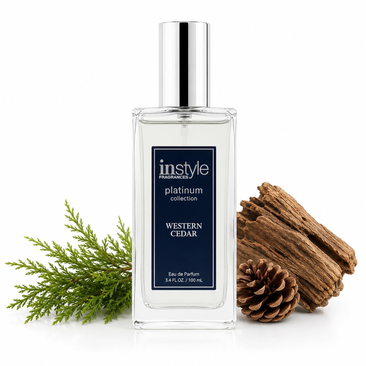 Instyle Fragrances Platinum Collection Western Cedar, Inspired by L.e Labo’s Sa.ntal 33, Premium Unisex Eau de Parfum, CLEAN, Vegan, Paraben-Free Beauty & Personal Care Instyle Fragrances