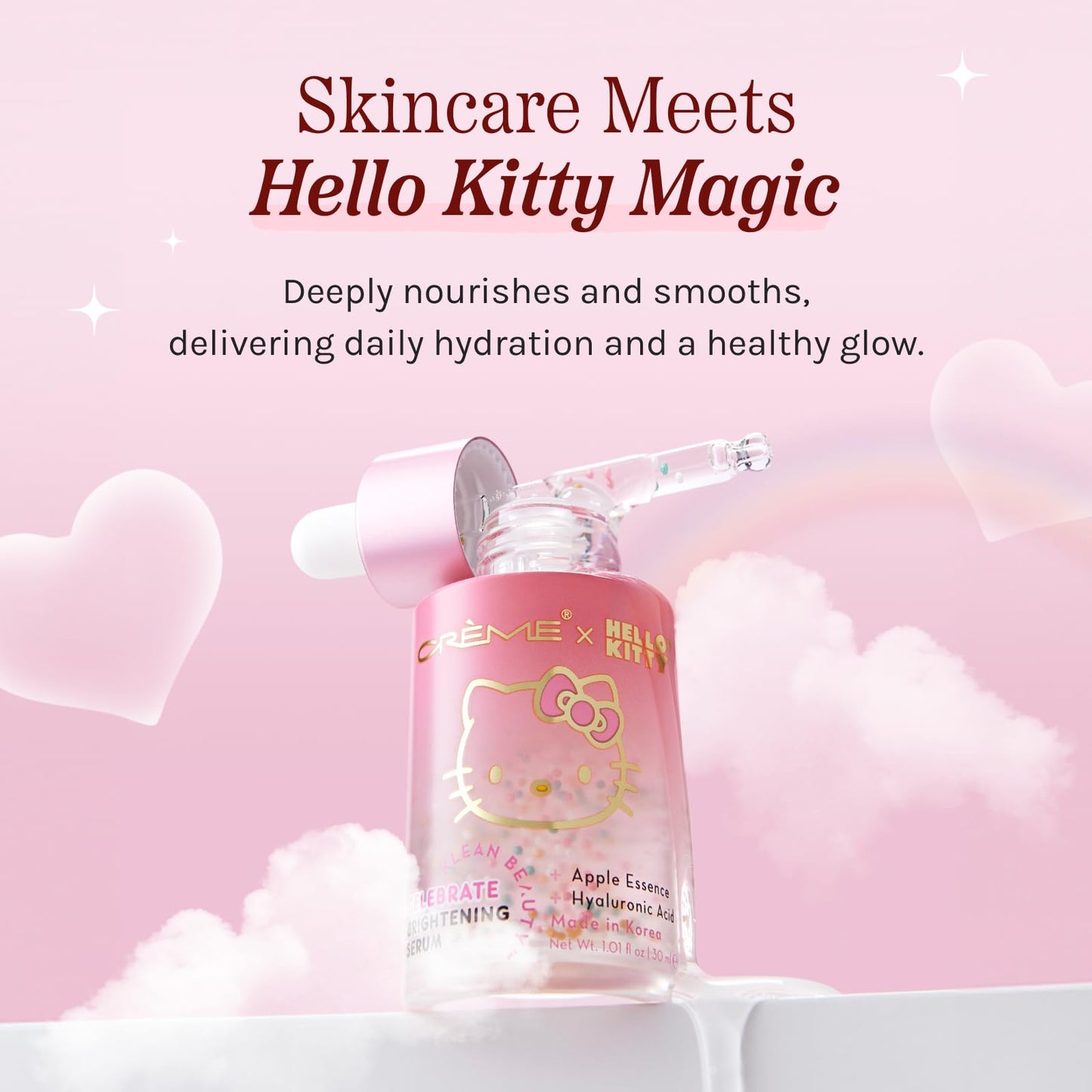 The Crème Shop x Hello Kitty Celebrate Brightening Serum - Klean Beauty, 2.9 Fl Oz, 1 Beauty & Personal Care The Crème Shop