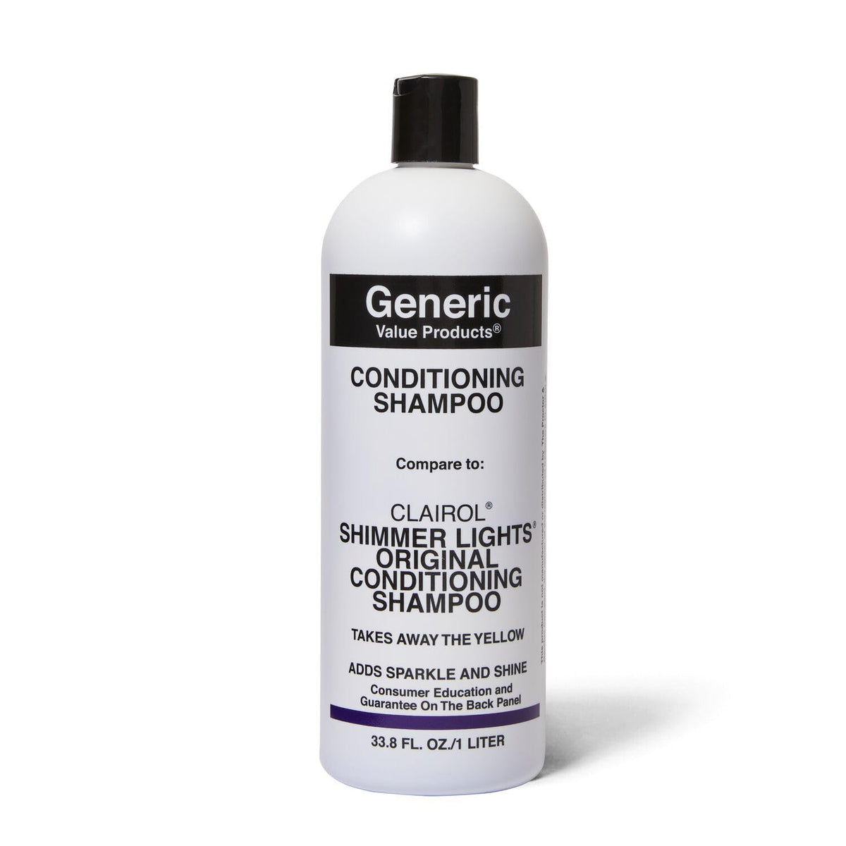 Generic Value Products Conditioning Purple Shampoo, Tones Down Brassiness, Brightens and Refreshes Faded Highlights, Removes Yellow Tones, 33.8 Oz Beauty & Personal Care Generic Value Products
