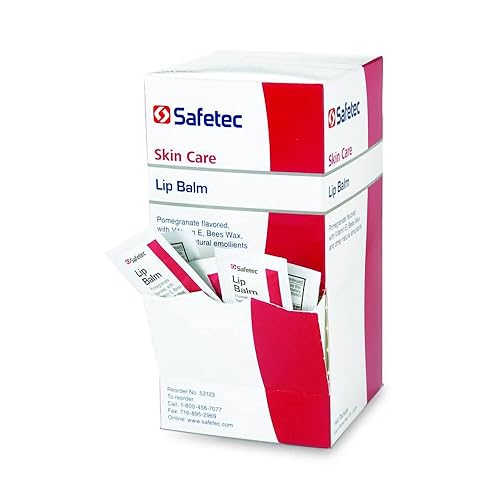 Safetec Lip Balm 0.5 Gram Individual Packet 53123, 144 Ct Beauty & Personal Care Safetec