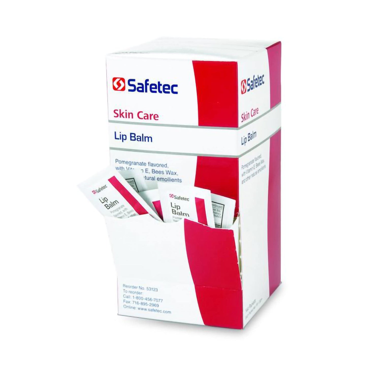 Safetec Lip Balm 0.5 Gram Individual Packet 53123, 144 Ct Beauty & Personal Care Safetec