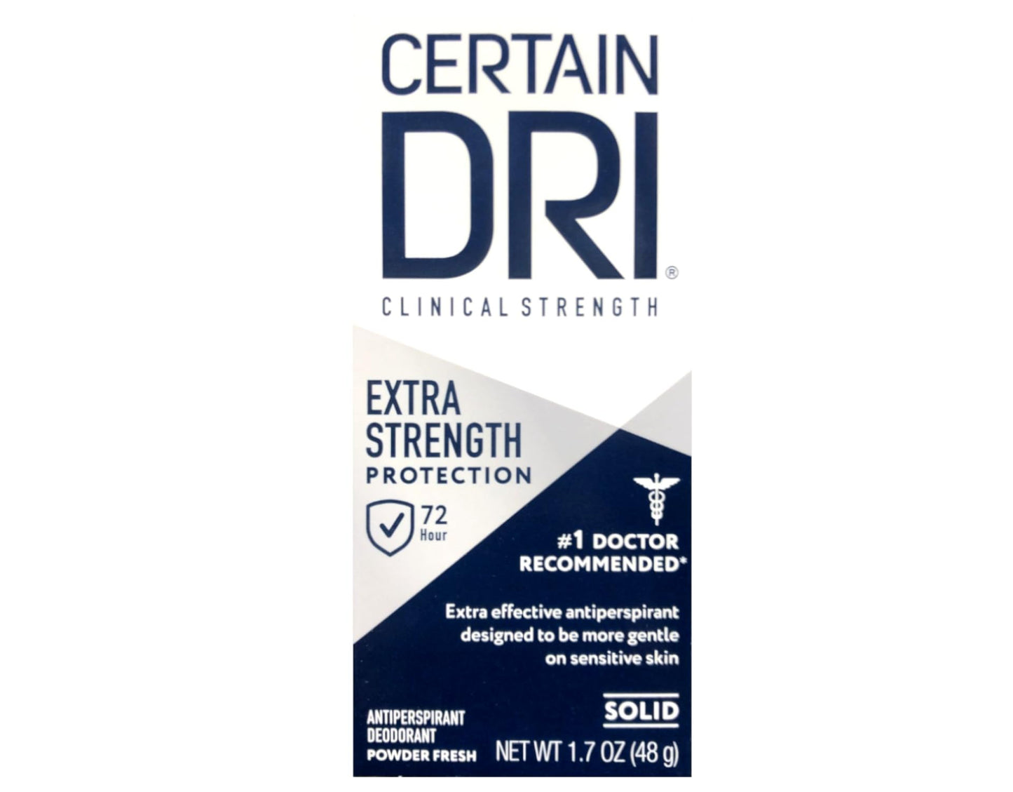 Certain DRI Extra Strength Antiperspirant Deodorant, Powder Fresh Solid 1.7 Oz. (Pack of 6) Beauty and Personal Care Certain Dri