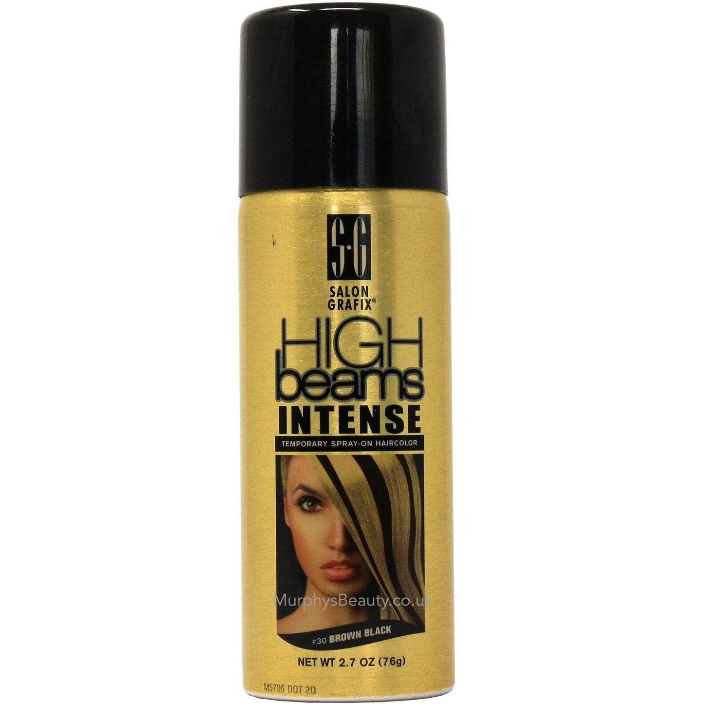 Salon Grafix High Beams Intense Temporary Spray - Brown Black for Unisex - 2.7 oz Hair Color Beauty & Personal Care Salon Grafix