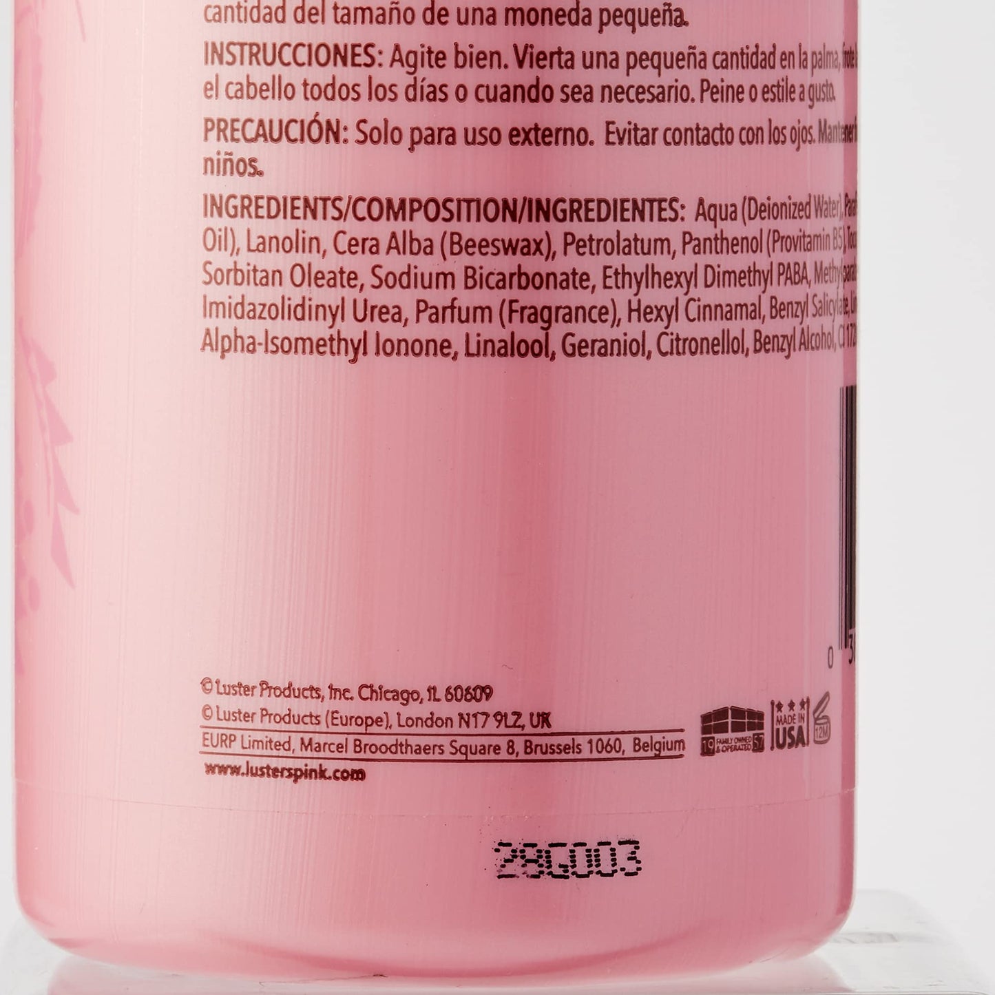 Luster's Pink Oil Moisturizer Hair Lotion 946 ml/32 fl oz Pink Beauty & Personal Care Luster's