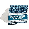 Oars + Alps Superfoliant Exfoliating Men's Bar Soap, Dermatologist Tested and Made with Clean Ingredients, Travel Size, 6 Pack, 6 Oz Each Beauty & Personal Care Oars + Alps