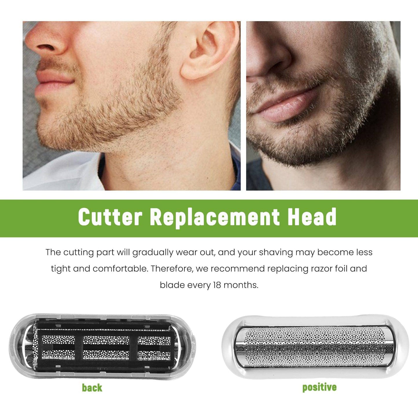 Hubceuo 2PCS Shaver Foil for M60 M90 P60 P70 Shaver Beauty and Personal Care Hubceuo