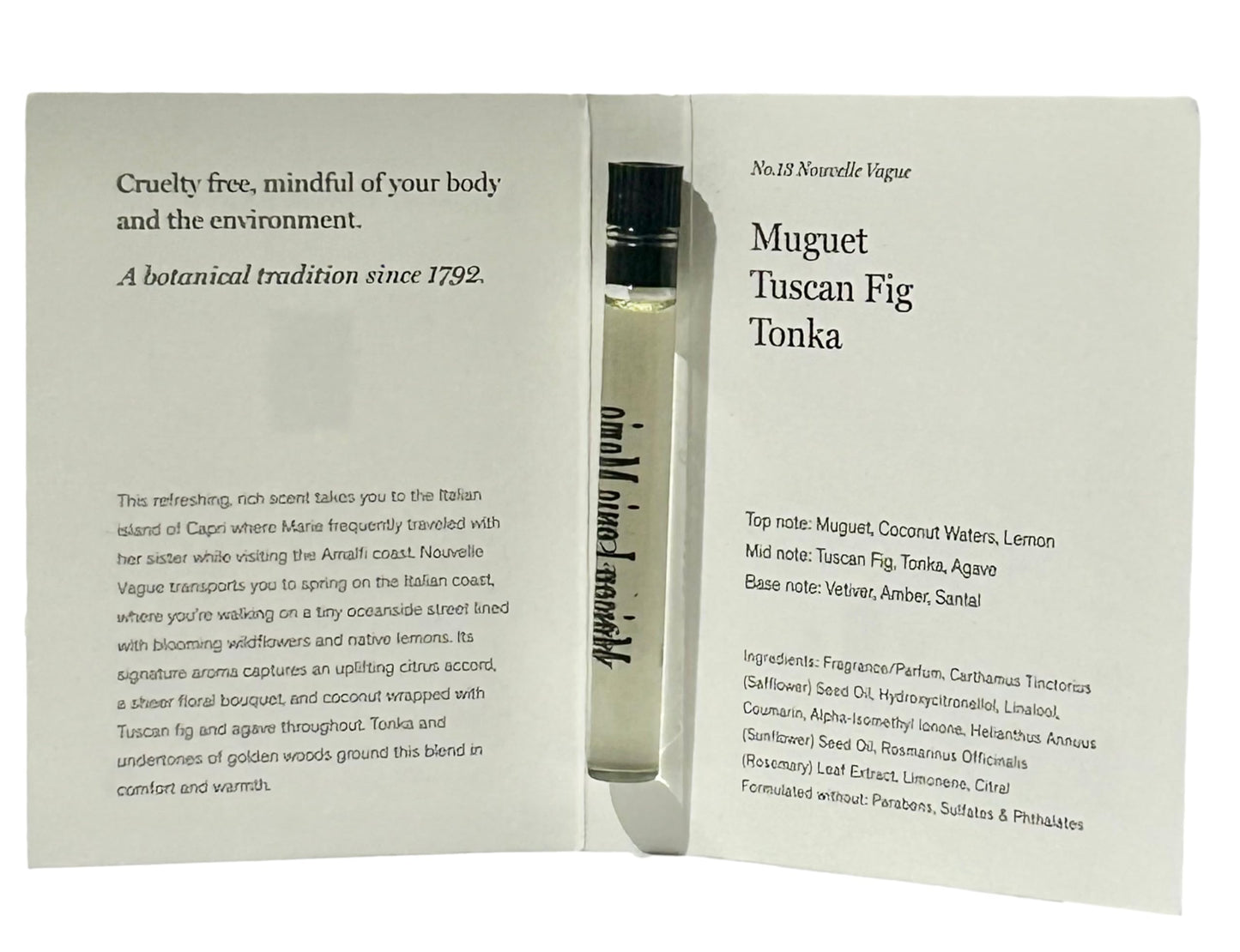 Maison Louis Marie UNISEX # 13 NOUVELLE VAGUE Sample Perfume OIL (SPLASH DAB SAMPLE) 1.5 ml / 0.05 oz - set of 3 - (8751) Beauty & Personal Care Maison Louis Marie