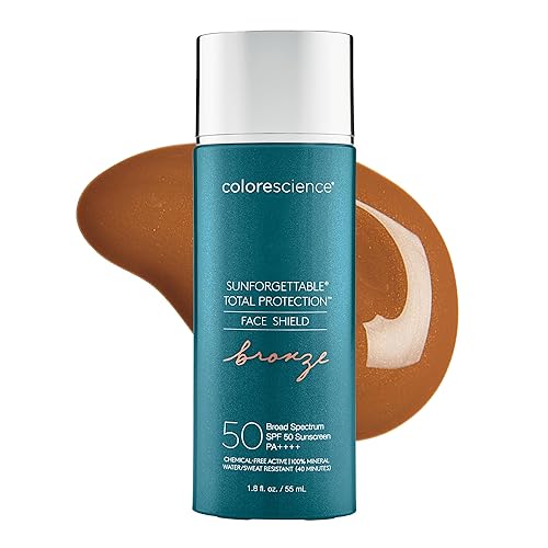 Colorescience Sunforgettable Total Protection Face Shield Bronze SPF 50, 1.8 Fl Oz Beauty & Personal Care Colorescience