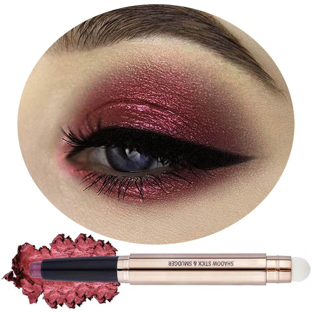 MAY FOLTREN Waterproof Hypoallergenic Eyeshadow Pencil in Orchid Shimmer #09 Beauty & Personal Care MAY FOLTREN