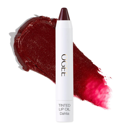 Ogee Tinted Sculpted Lip Oil - Lip Stain Made with 100% Organic Coconut Oil, Jojoba Oil, and Vitamin E - Best as Lip Balm, Lip Color or Lip Treatment Beauty and Personal Care Ogee