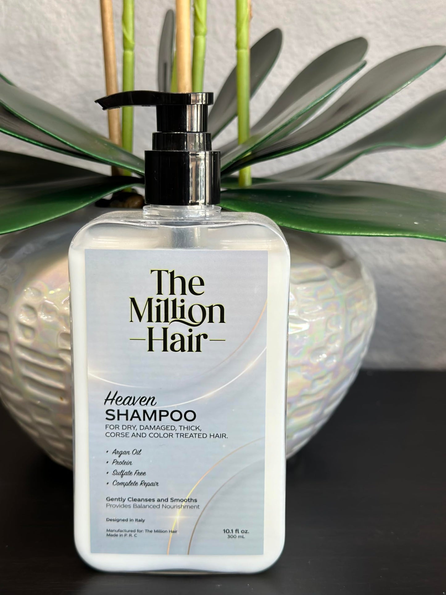 Heaven- Shampoo & Conditioner Set By The Million Hair, 10.1 Fl Oz (Pack of 2), White Beauty & Personal Care The Million Hair Inc