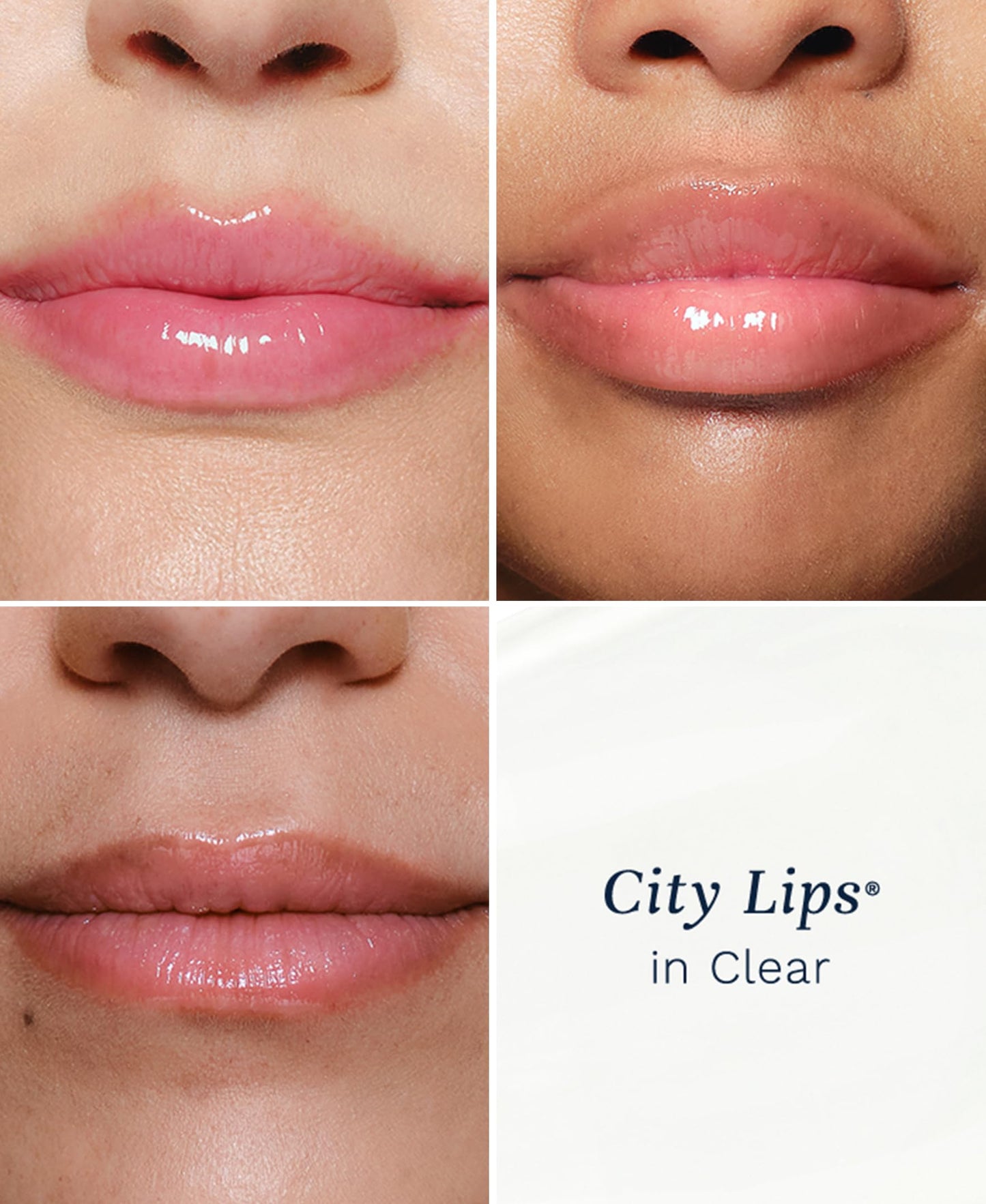 City Beauty City Lips Clear - Plumping Lip Gloss - Hydrate & Volumize - High Shine Lip Plumper - Hyaluronic Acid & Peptides Visibly Smooth Lip Beauty and Personal Care City Beauty