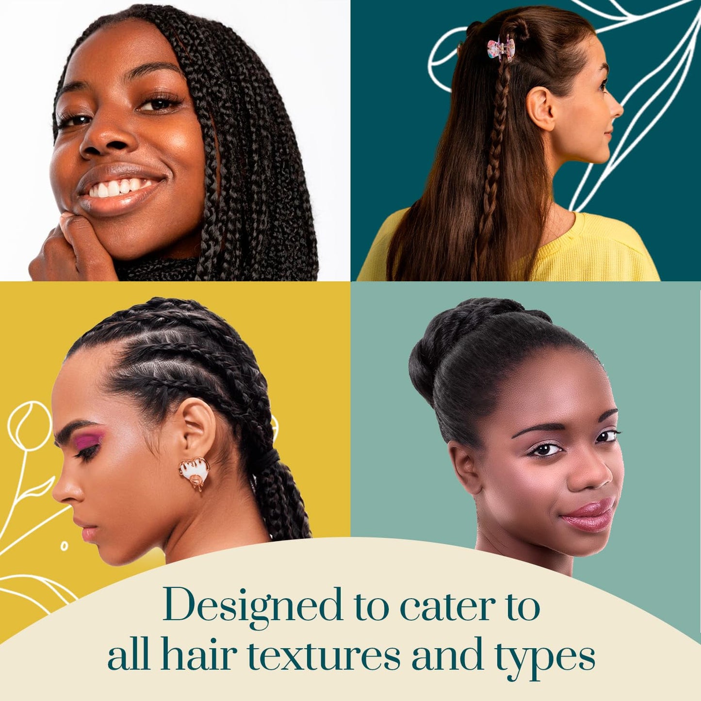 J. AMILA Braiding N Shining Gel - Extreme Hold, Moisture-Rich & Flake-Free - Natural Ingredients for Curly & Coily Hair - Ideal for Braids, Twists Beauty & Personal Care J. AMILA
