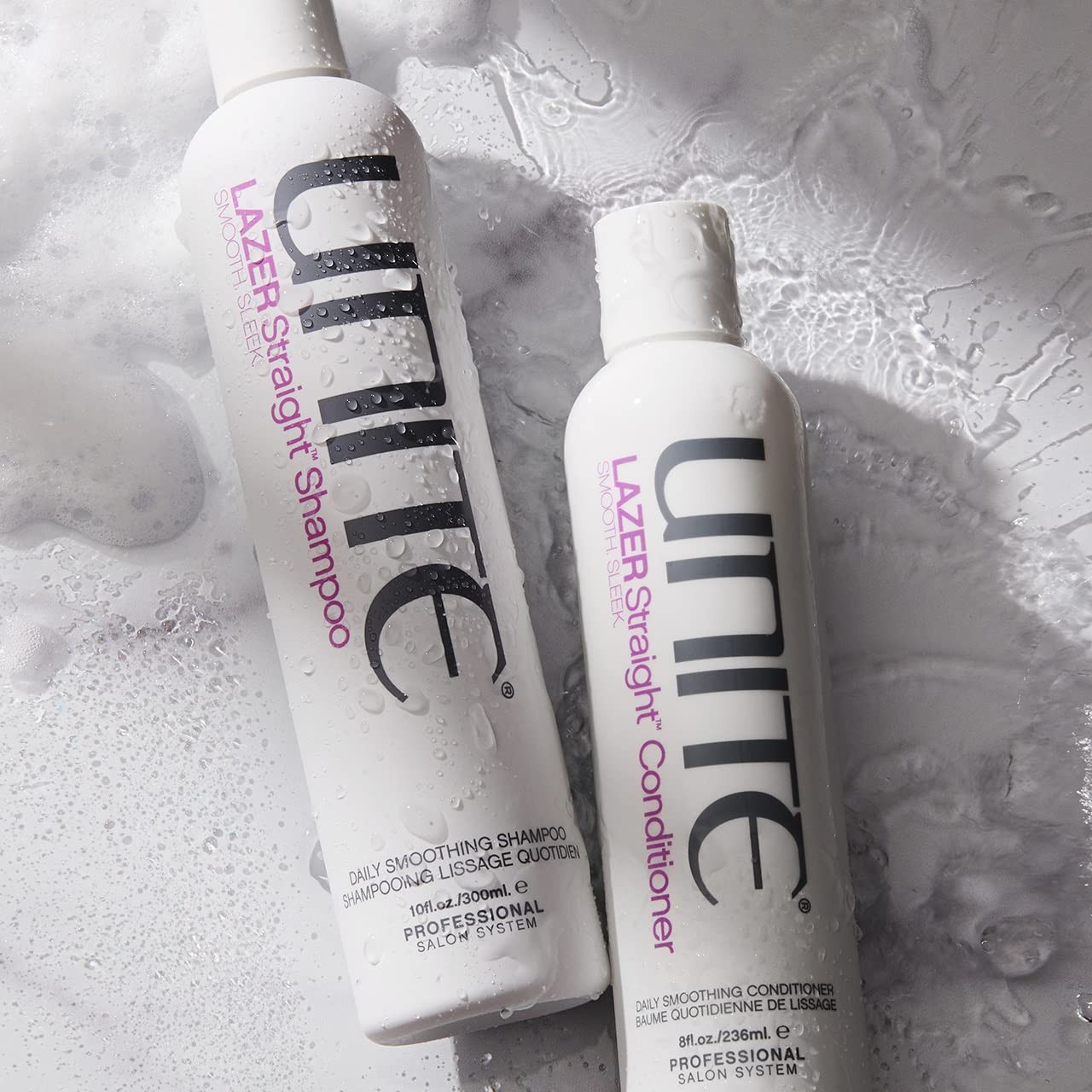 UNITE Hair - LAZER Straight Conditioner - Frizz-Defying & Smoothing Conditioner - Hydrates, Tames, & Adds Shine to Thick, Coarse, or Unruly Hair Beauty & Personal Care UNITE