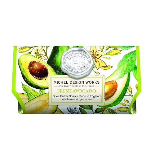 Michel Design Works Large Bath Soap Bar, Fresh Avocado Beauty & Personal Care Michel Design Works
