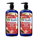 Dr Teal's Hawaiian Bliss Body Wash with Alaea Red Sea Salt, Papaya and Hibiscus, Magnesium and Essential Oils, 24 Fl Oz, 2 Pack Beauty & Personal Care Dr Teal's