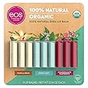EOS Evolution of Smooth Organic Lip Balm Care Collection, 9 Pack - Vanilla Bean, Sweet Mint, Pomegranate Raspberry - Moisturizing Beauty & Personal Care eos
