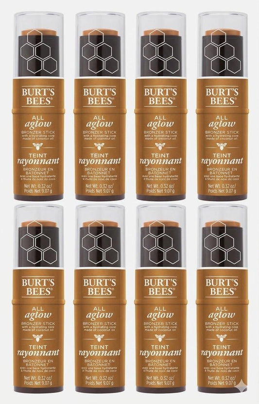 Burt's Bees 100% Natural All Aglow Bronzer Stick - Bronze Splash (1610) - .32oz (8 Pack) Beauty & Personal Care Burt's Bees